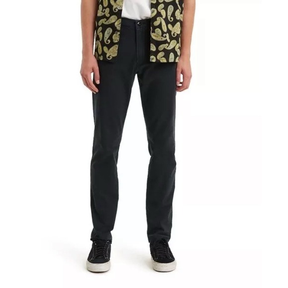 Levi's 40x38 XX Chino Standard Taper Black Stretch‎ Pants Big & Tall NWT - Picture 1 of 11